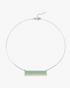 Jade Plateau Necklace Silver Sky Blue Frost Jade Hetian Nephrite